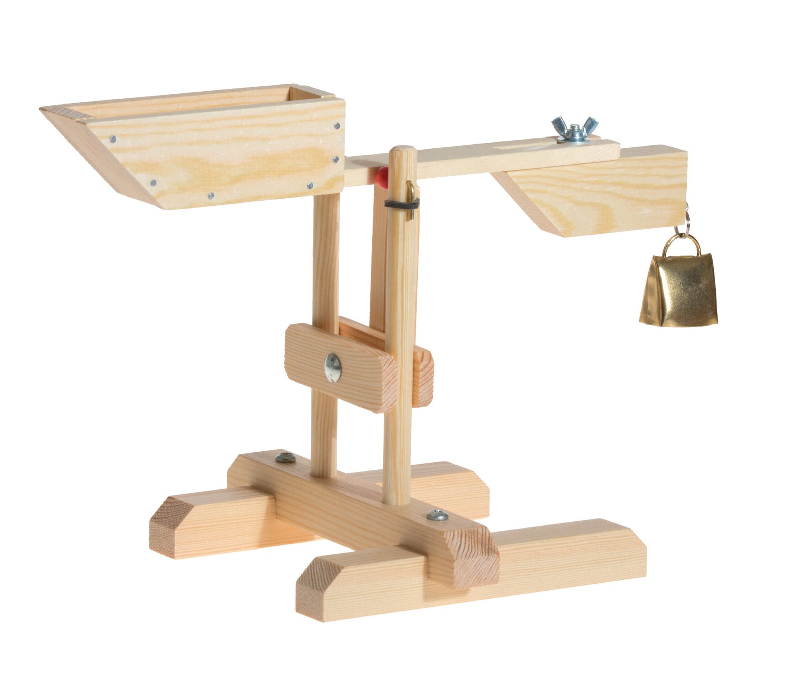 Balanta apei -ciocanitoarea, jucarie lemn