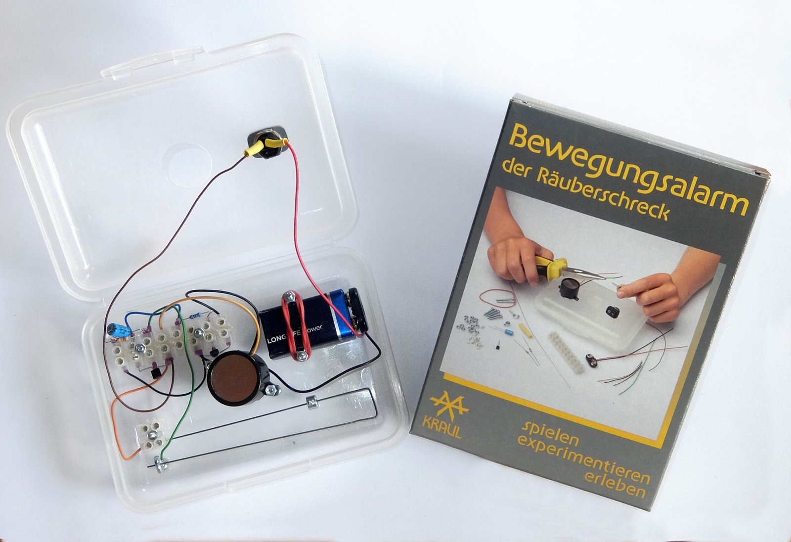 Alarma cu senzor de miscare, set de constructie, electronica