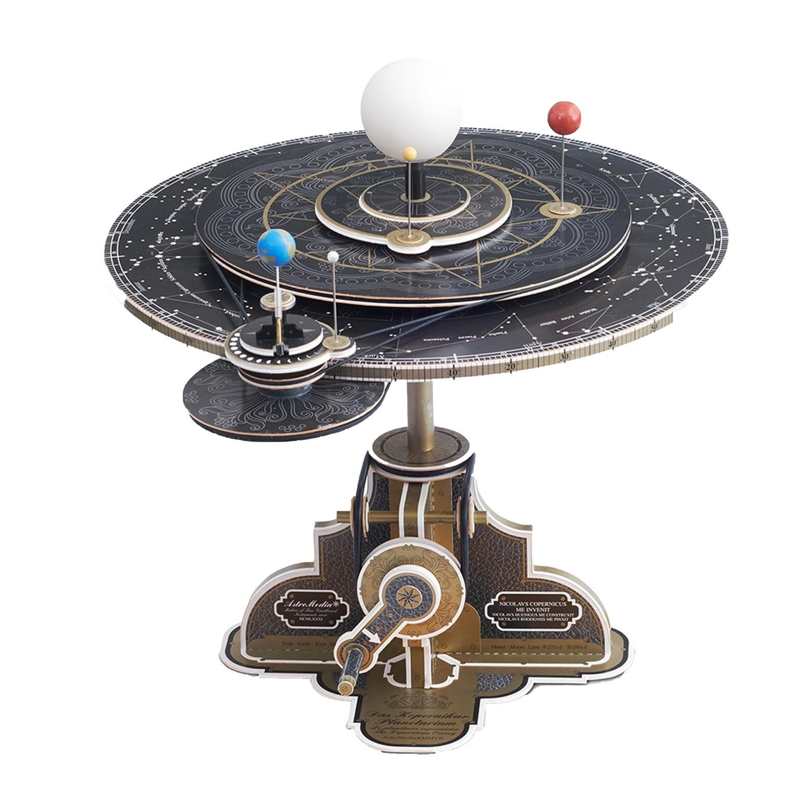 Planetariu lui Copernic, model astronomic functional din carton , Astromedia